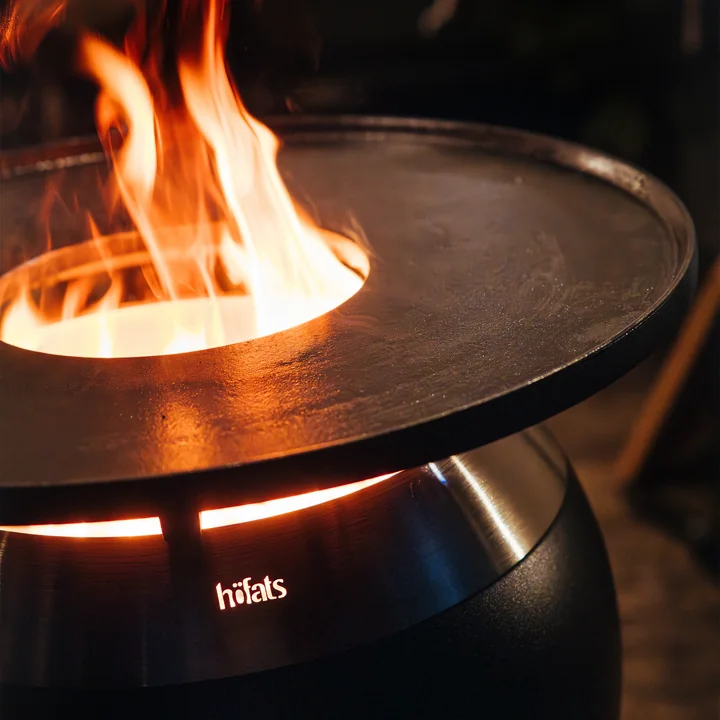 höfats - Moon 45 Plancha-Grillset, all black