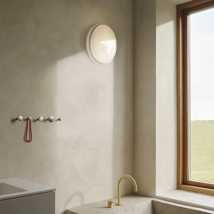 Muuto - Loop LED Wandleuchte / Deckenleuchte, weiß (ohne Kabel)