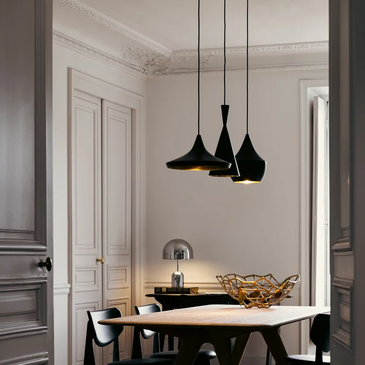 Tom Dixon - Beat Light Fat LED Pendelleuchte, Messing