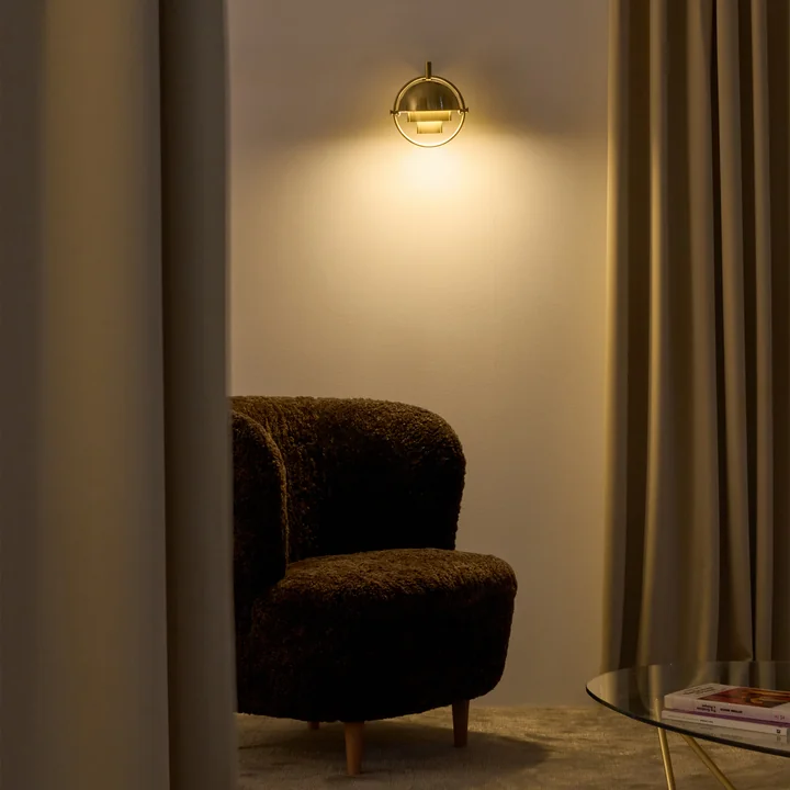 Gubi - Multi-Lite Wandleuchte, Messing