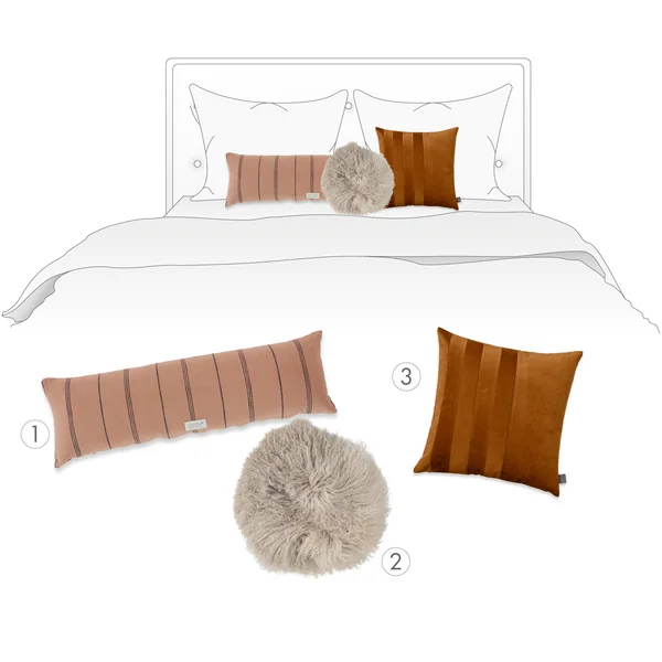 Kissen: Muster- und Materialmix