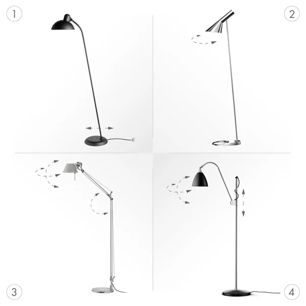 Leseleuchten einstellen