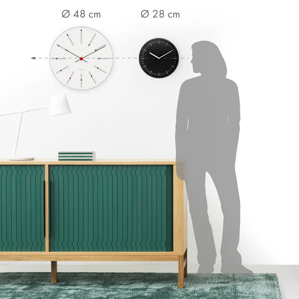 Wanduhren - Größe und Montage