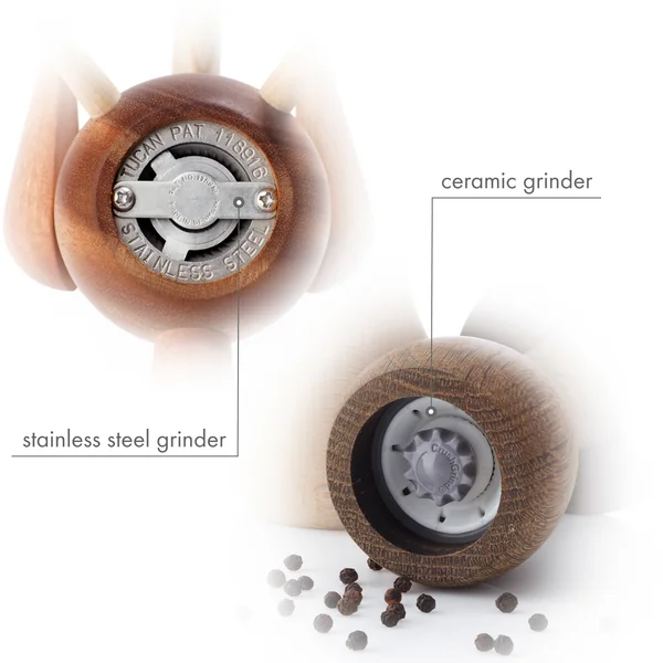 Salz- und Pfeffermühlen: das Mahlwerk