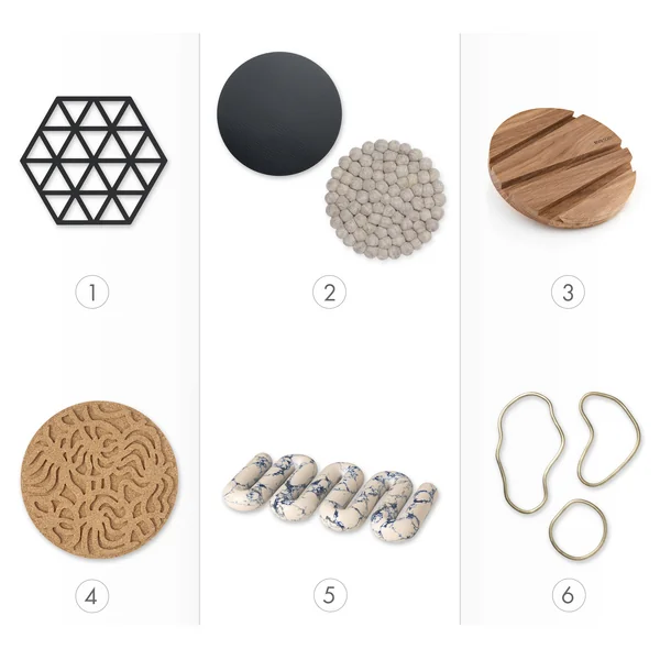 Topfuntersetzer Material