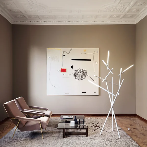 Foscarini - Tuareg Stehleuchte LED, weiß