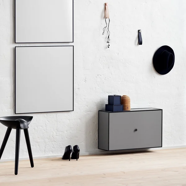 Frame Schuhschrank von Audo in Dunkelgrau