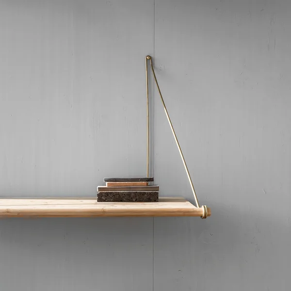 Loop Desk von We Do Wood in Bambus / Messing