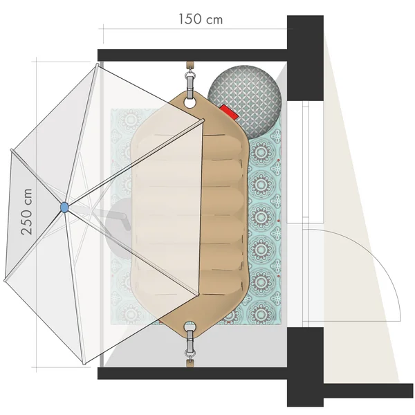 Infografik - Balkone zum Sonnenbaden