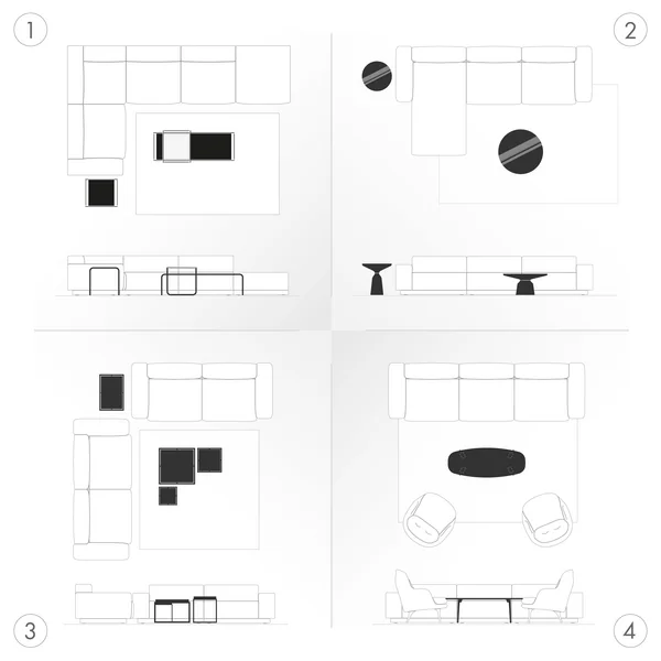 Welcher Couchtisch passt zu welchem Sofa?