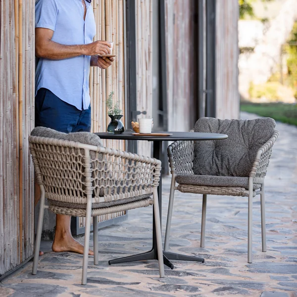 Ocean Armlehnstuhl, taupe von Cane-line