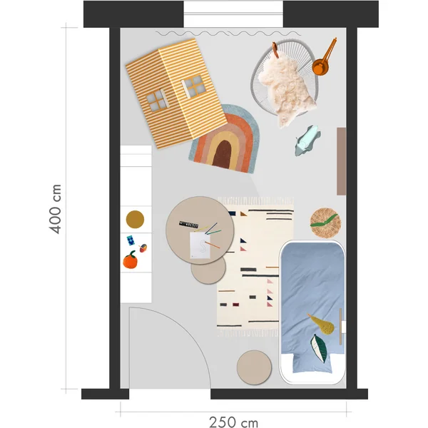 Kleines Kinderzimmer richtig einrichten