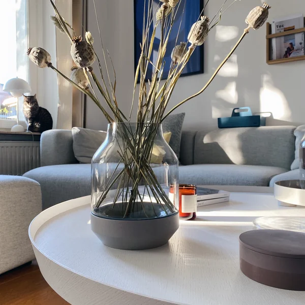 Muuto - Elevated Vase, grau