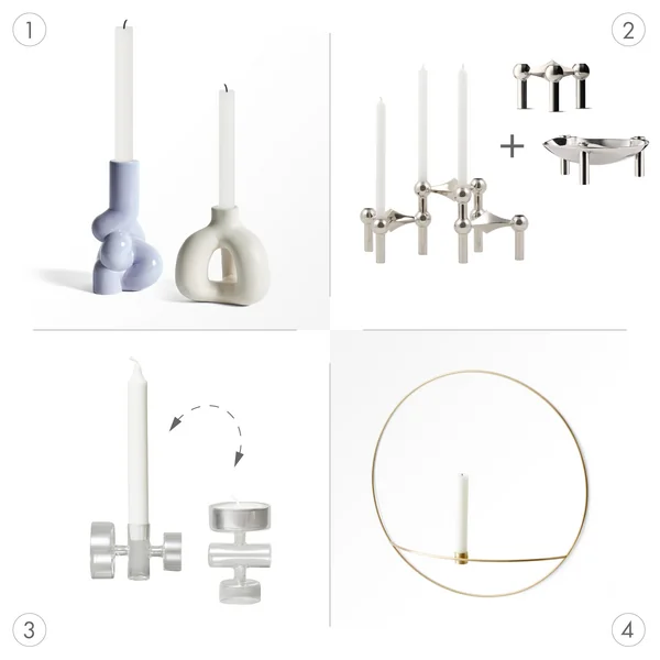 Besondere Design-Kerzenhalter