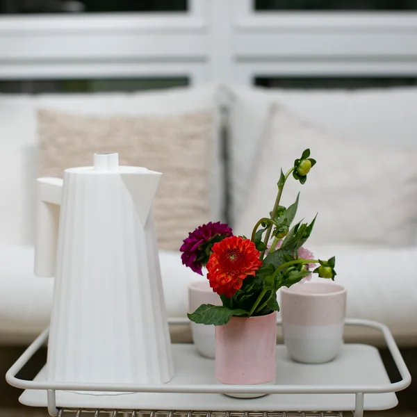 Alessi - Plissé Wasserkocher, weiß