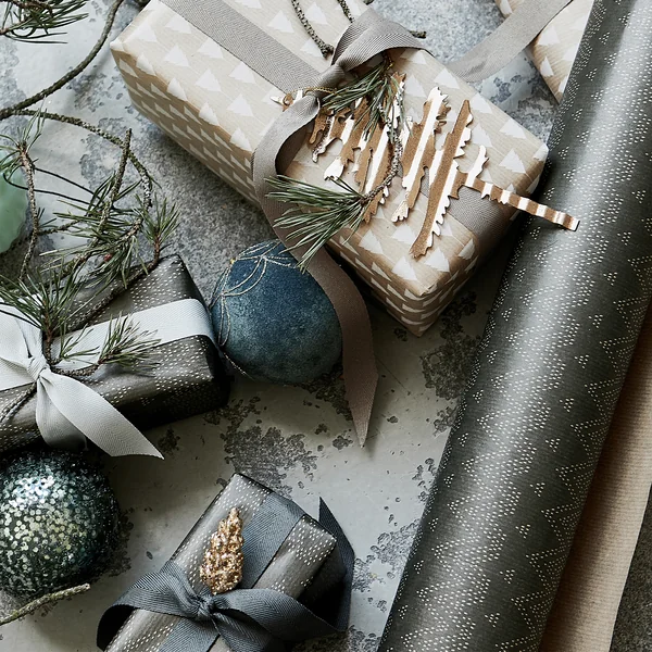 Dekoanhänger Tannenbaum aus Messing von House Doctor