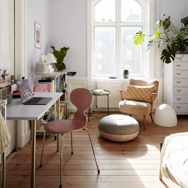 Fritz Hansen - Pouf by Cecilie Manz, concrete