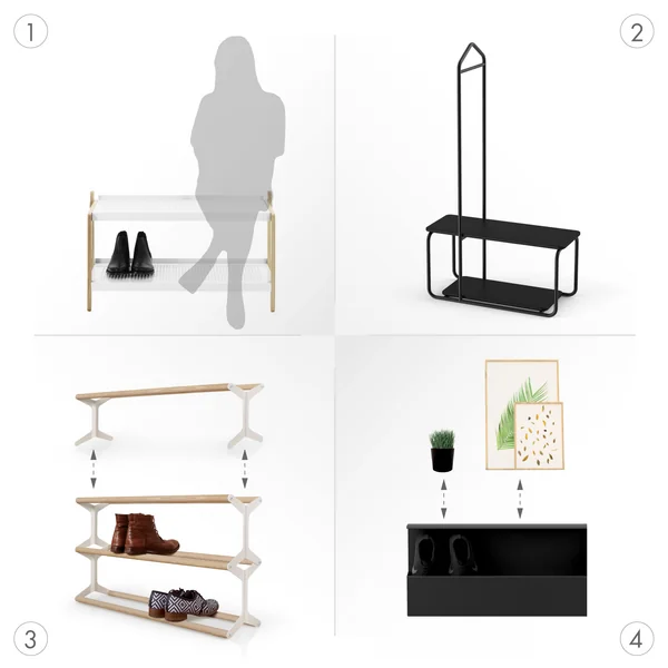 PUK - Schuhaufbewahrung - Grafik Extras