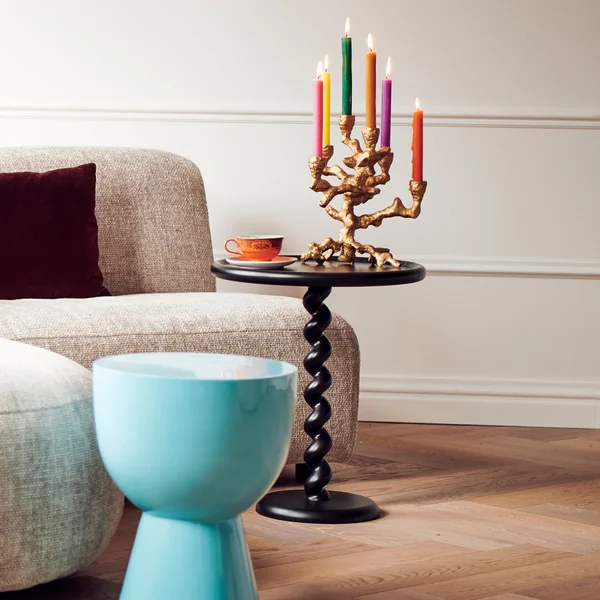 Twister Beistelltisch, schwarz von Pols Potten