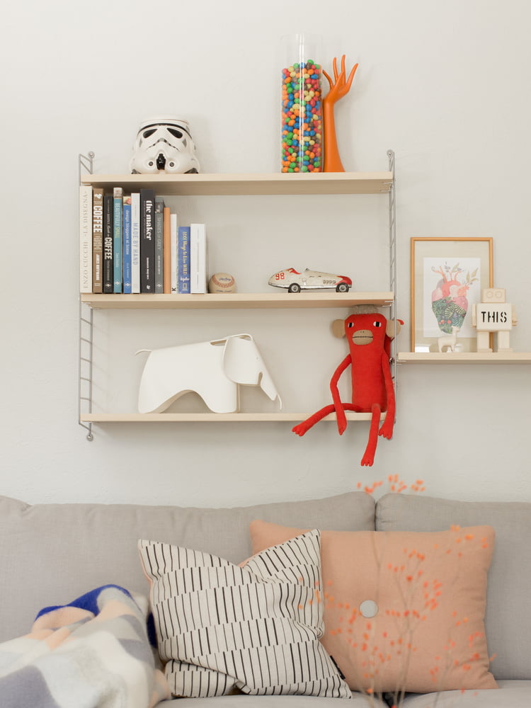 Scandinavian Chic in Grau, Beige und Orange