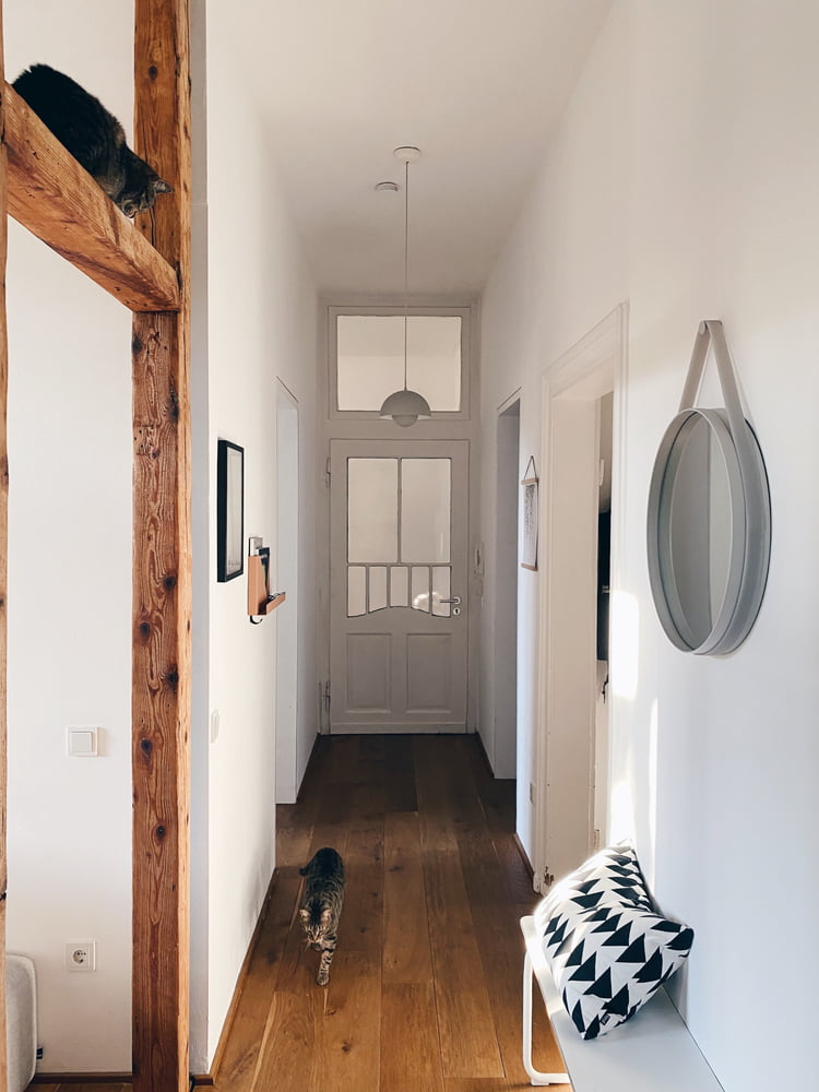 Hay - Strap Mirror, grau