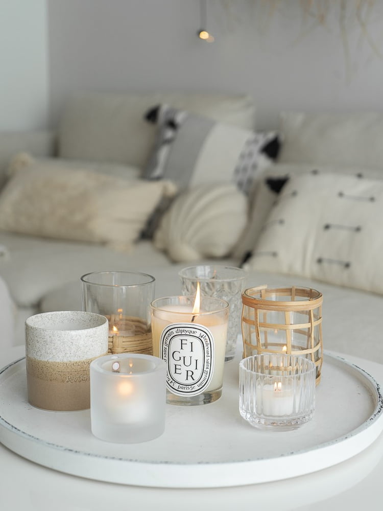 Lyngby Porcelæn - Teelichthalter, transparent