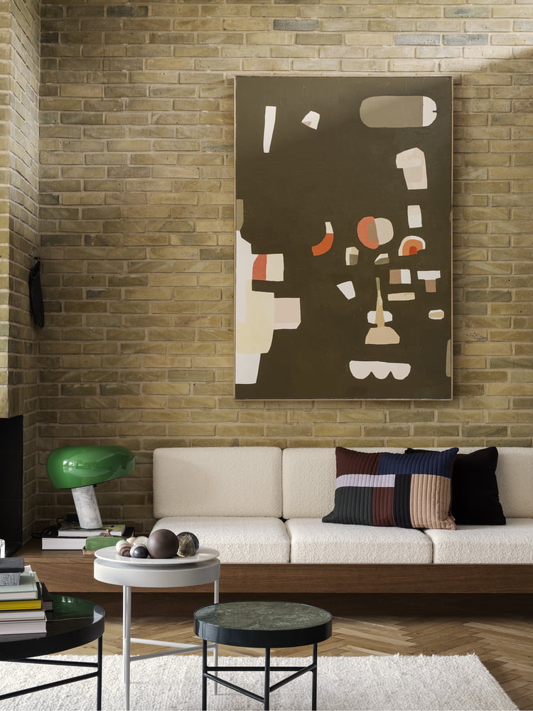 ferm Living - Marble Table, weiß