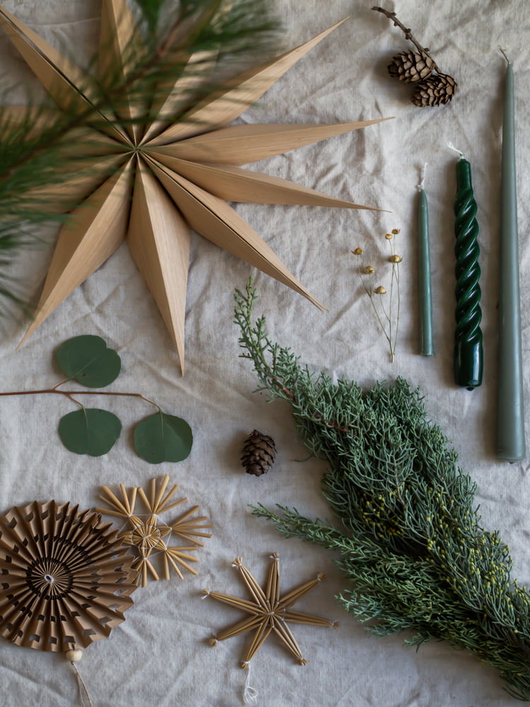 Broste Copenhagen - Venok Deko Stern, natur