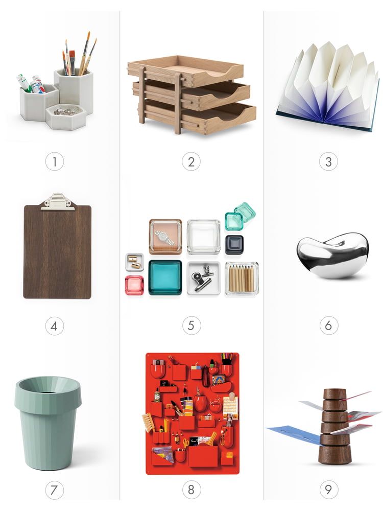 Stylische Büroaccessoires