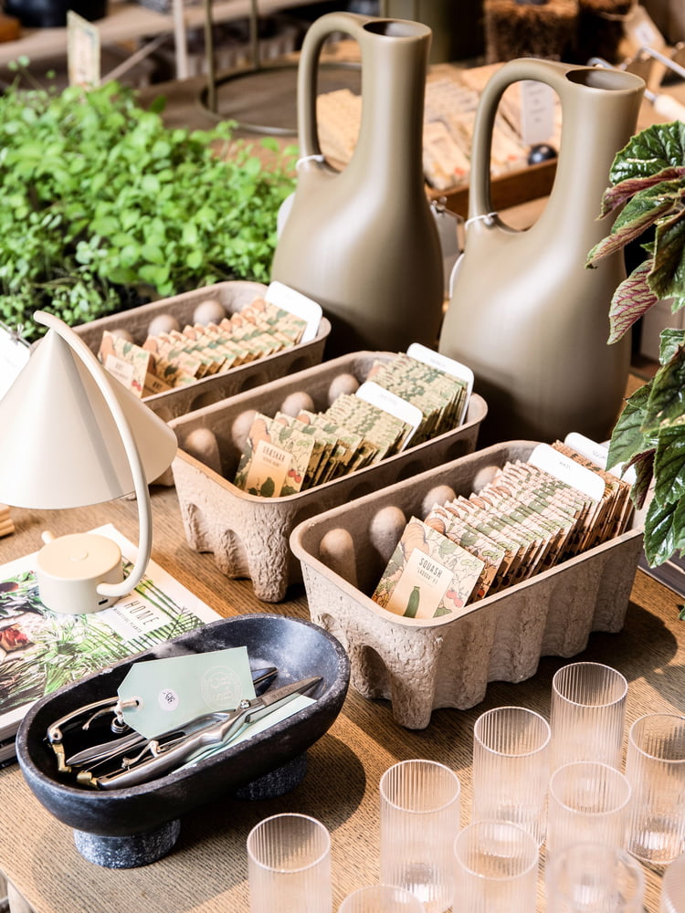 ferm Living - Paper Pulp Aufbewahrungsboxen, braun