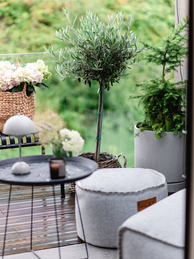 SACK it - RETRO it Cobana Drum Outdoor Pouf