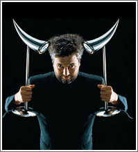 Philippe Starck avec lampes Ara